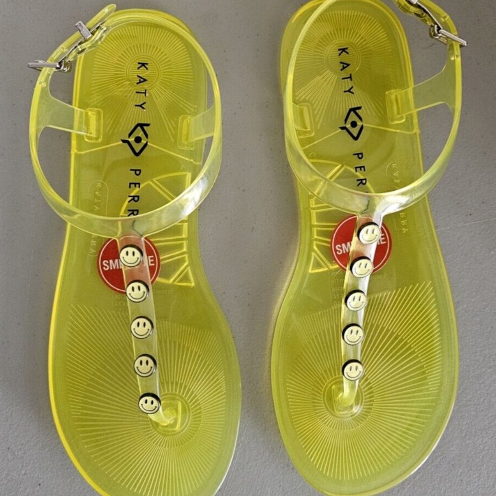 Katy Perry "The Geli" Smiley Face Sandal Size 8 NEW WITH BOX! - Picture 2 of 8